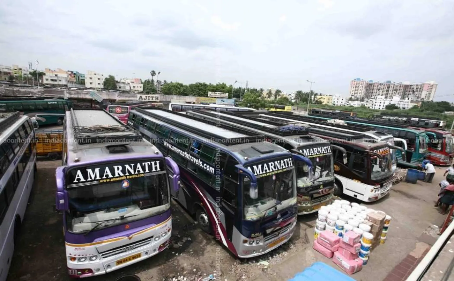 omni bus service restarted in tamilnadu 